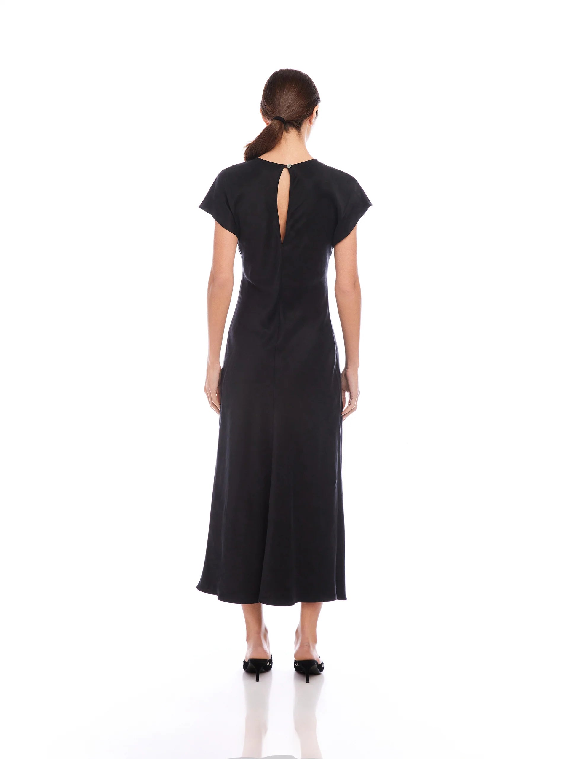 Emmeline Bias Dress - Black