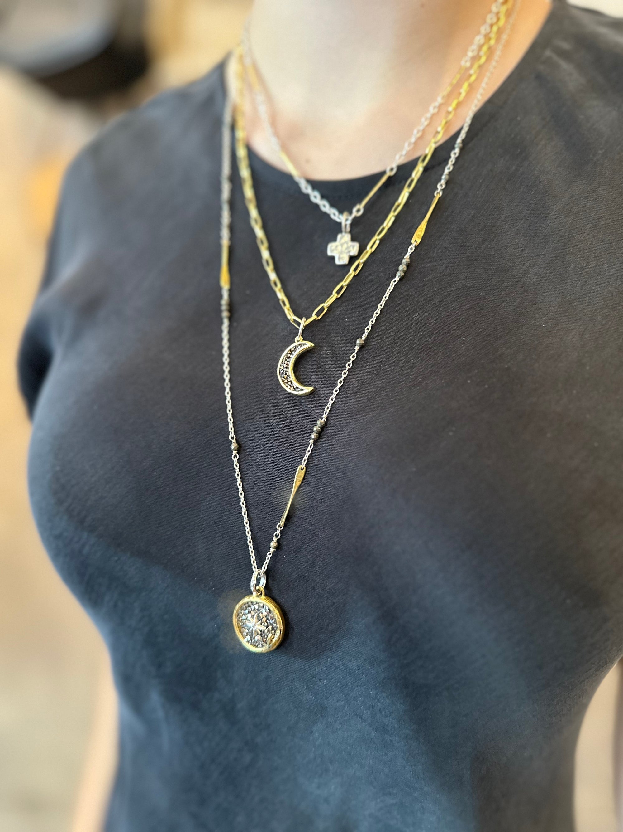 28&quot; Lume Chain - Pyrite