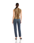 Paige Shirred Top - Leopard