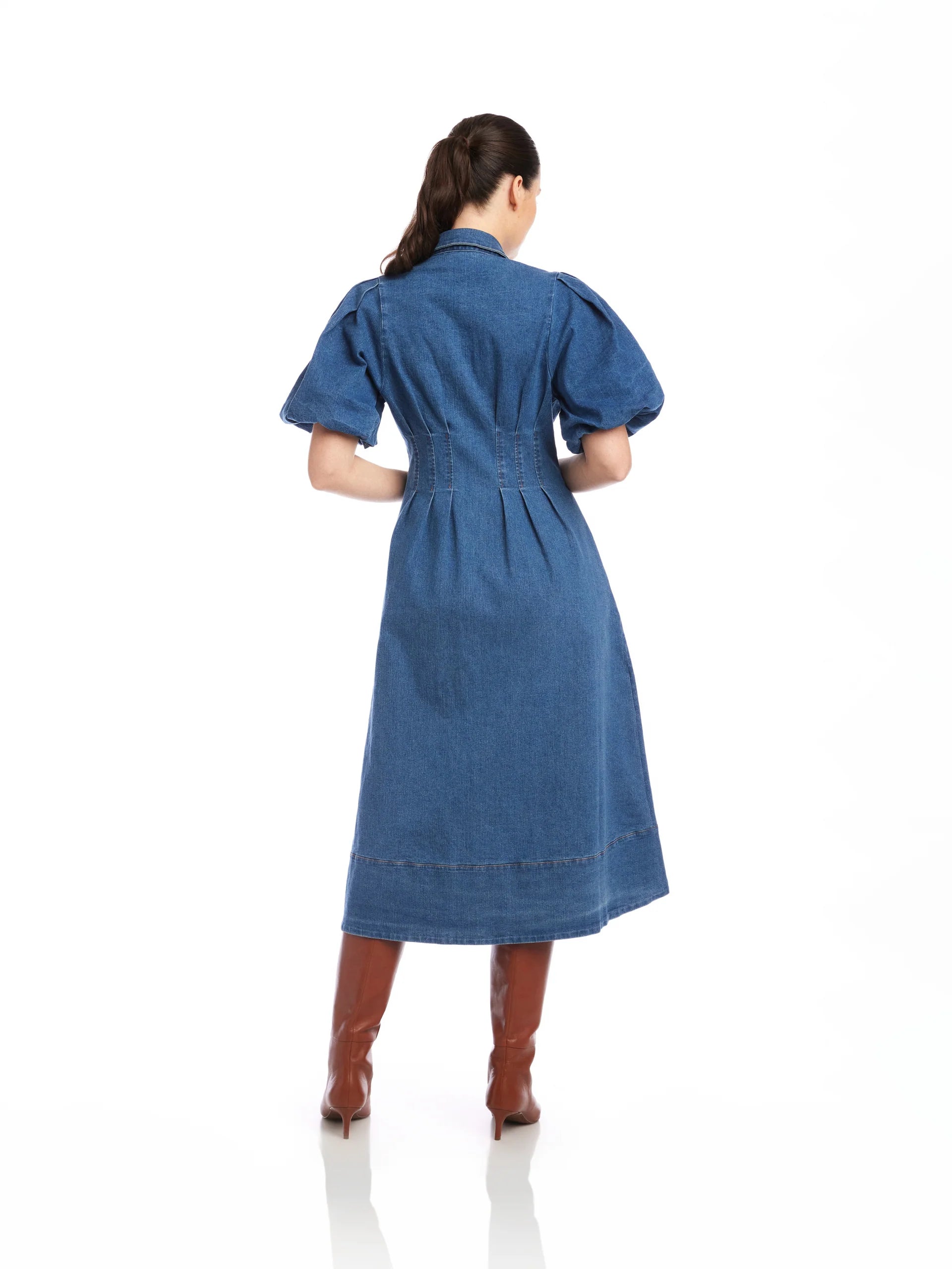 Esme Denim Midi Shirtdress