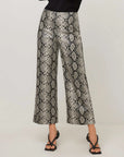 Kelly Cropped Pants - Snake Print
