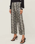 Kelly Cropped Pants - Snake Print