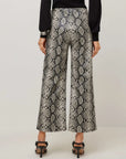 Kelly Cropped Pants - Snake Print