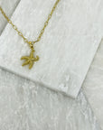Figgy Curling Starfish Charm