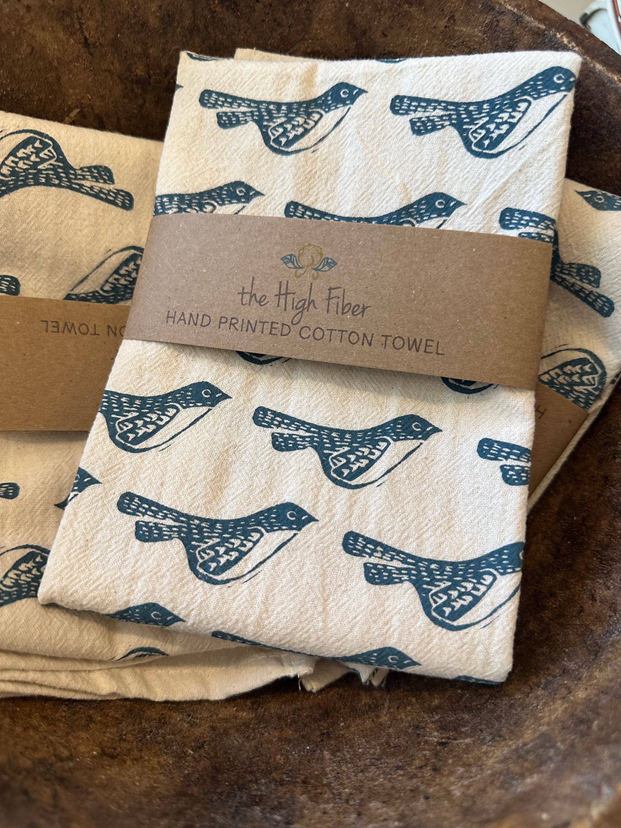 Tea Towel - Blue Birds