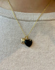 TCP Puff Heart Gold Charm