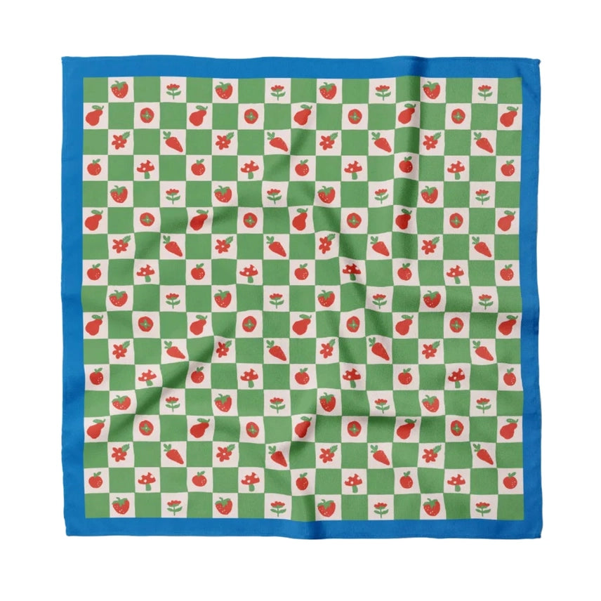 Green Check Bandana