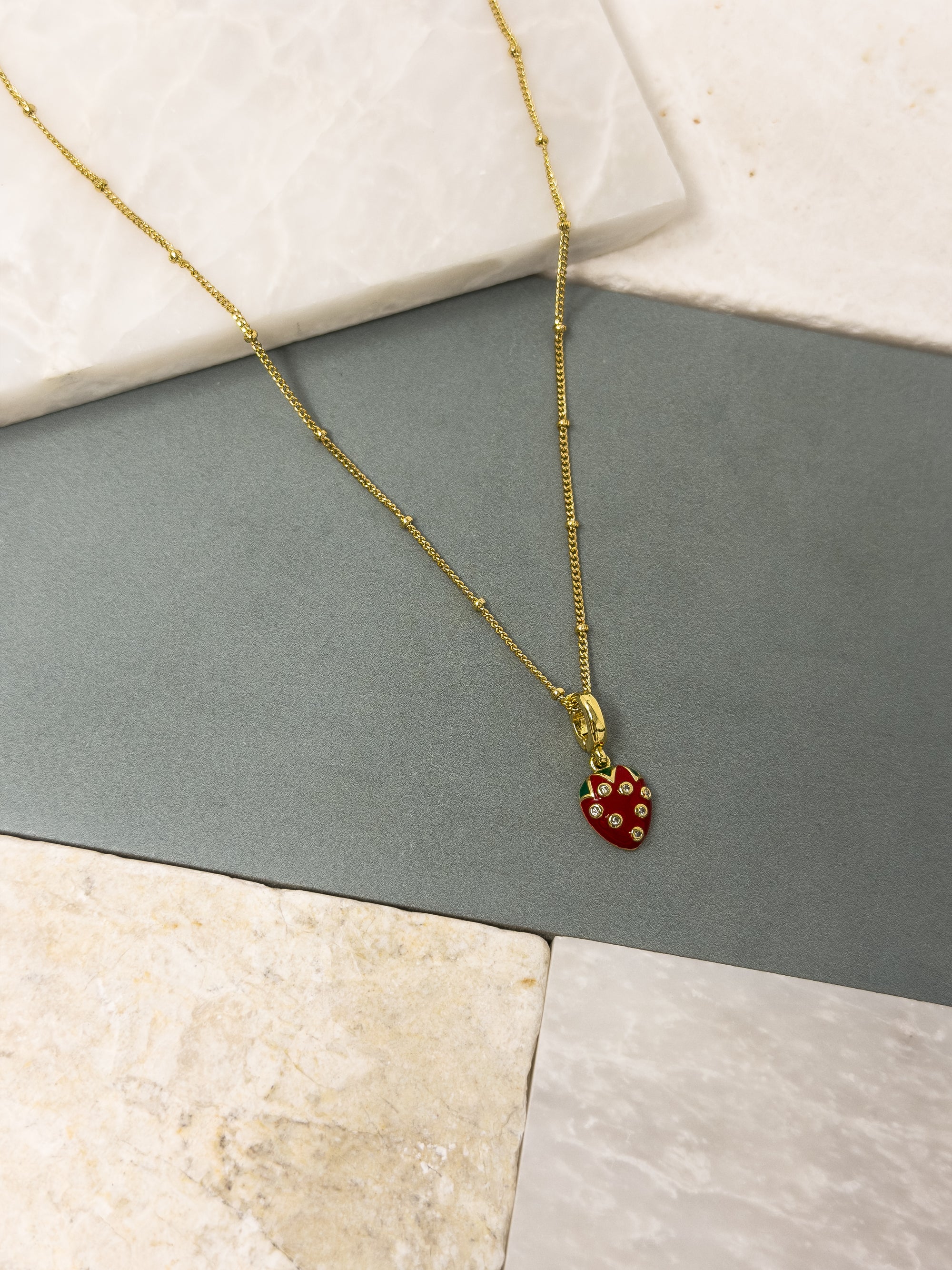Figgy Red Strawberry Charm