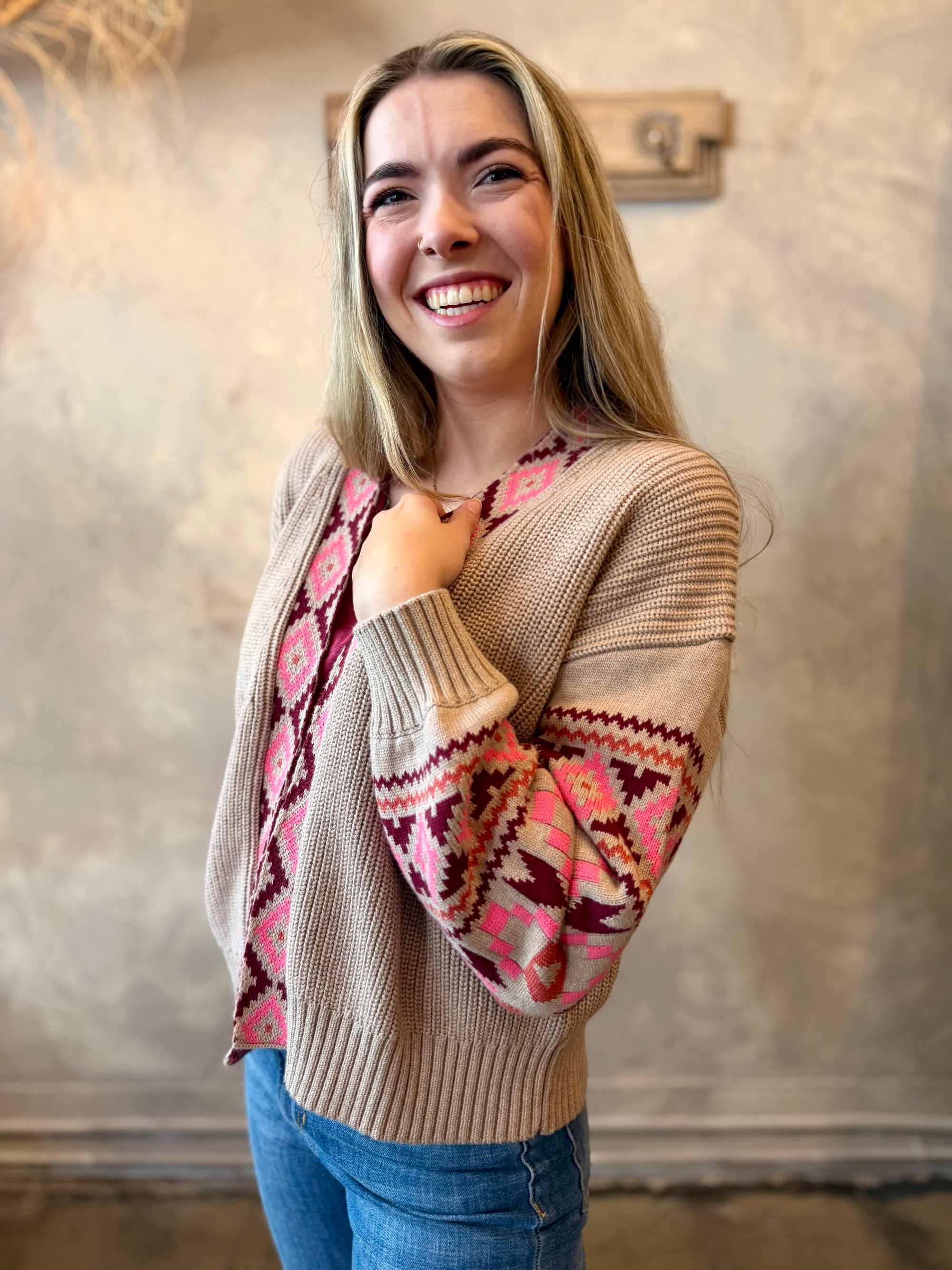 Thea Aztec Edge Cardi