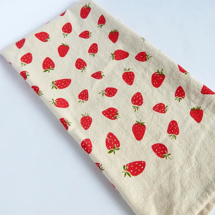 Tea Towel - Strawberry