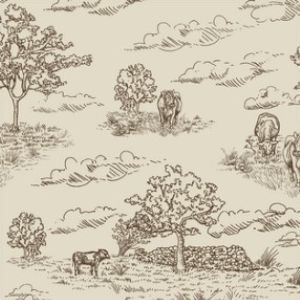 Country Toile Onesie