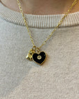 TCP Black Heart Charm