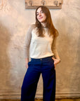 2-Tone Sweater - Cream