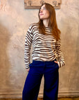 Tiger Stripe Sweater - Oat