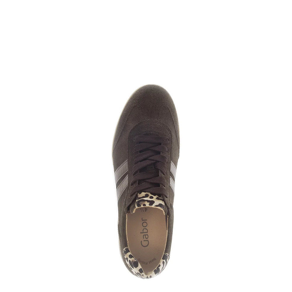 Brooke Sneaker - Dark Brown Leopard