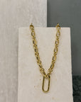 Figgy 18" Large Oval Mix Link Chain
