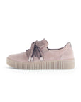 Blush Sneaker Satin Ribbon Lace