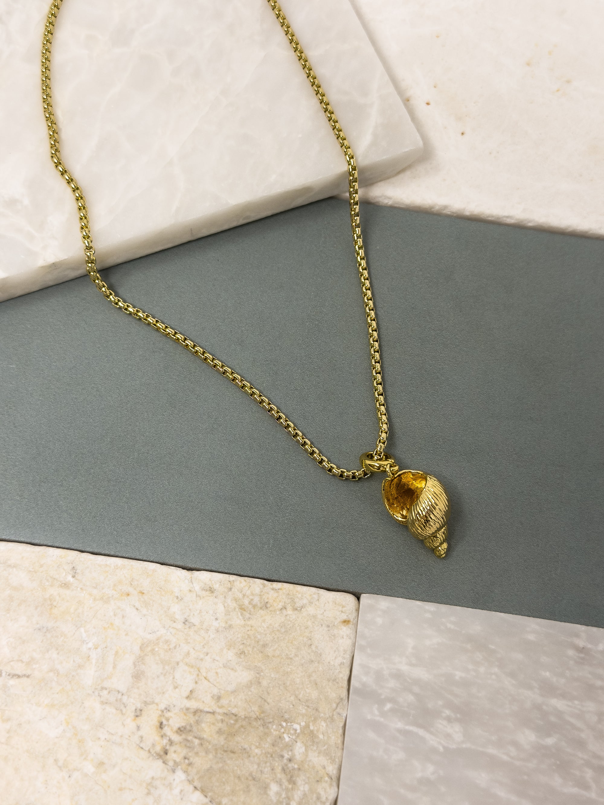 Figgy Conch Shell Charm