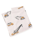 Jacquard Baby Blanket - Construction Trucks