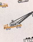 Jacquard Baby Blanket - Construction Trucks