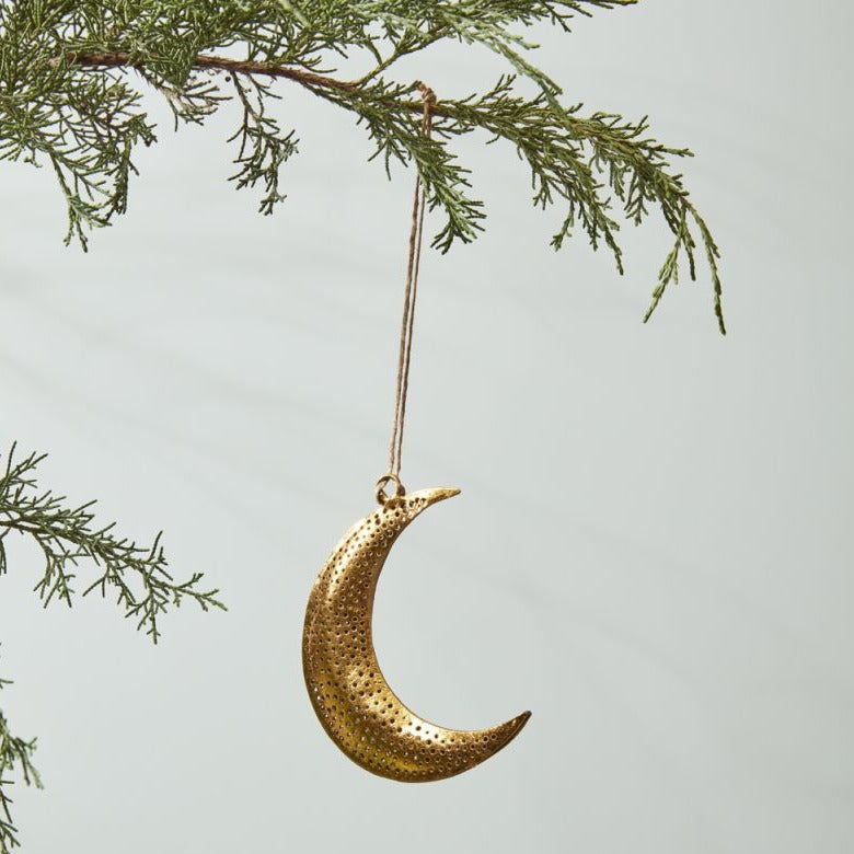 Metal Moon Ornament