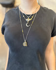 28" Lume Chain - Pyrite