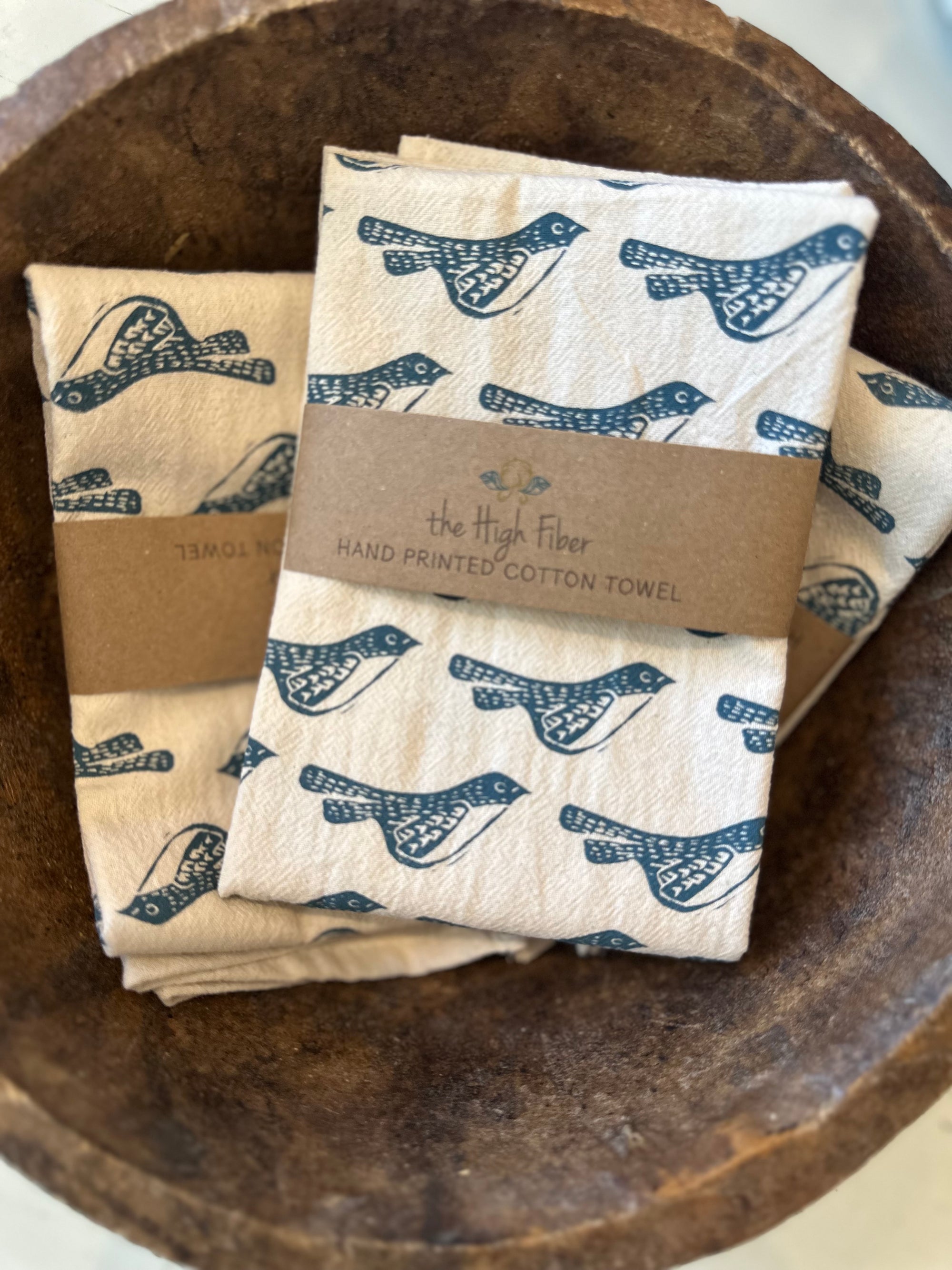 Tea Towel - Blue Birds