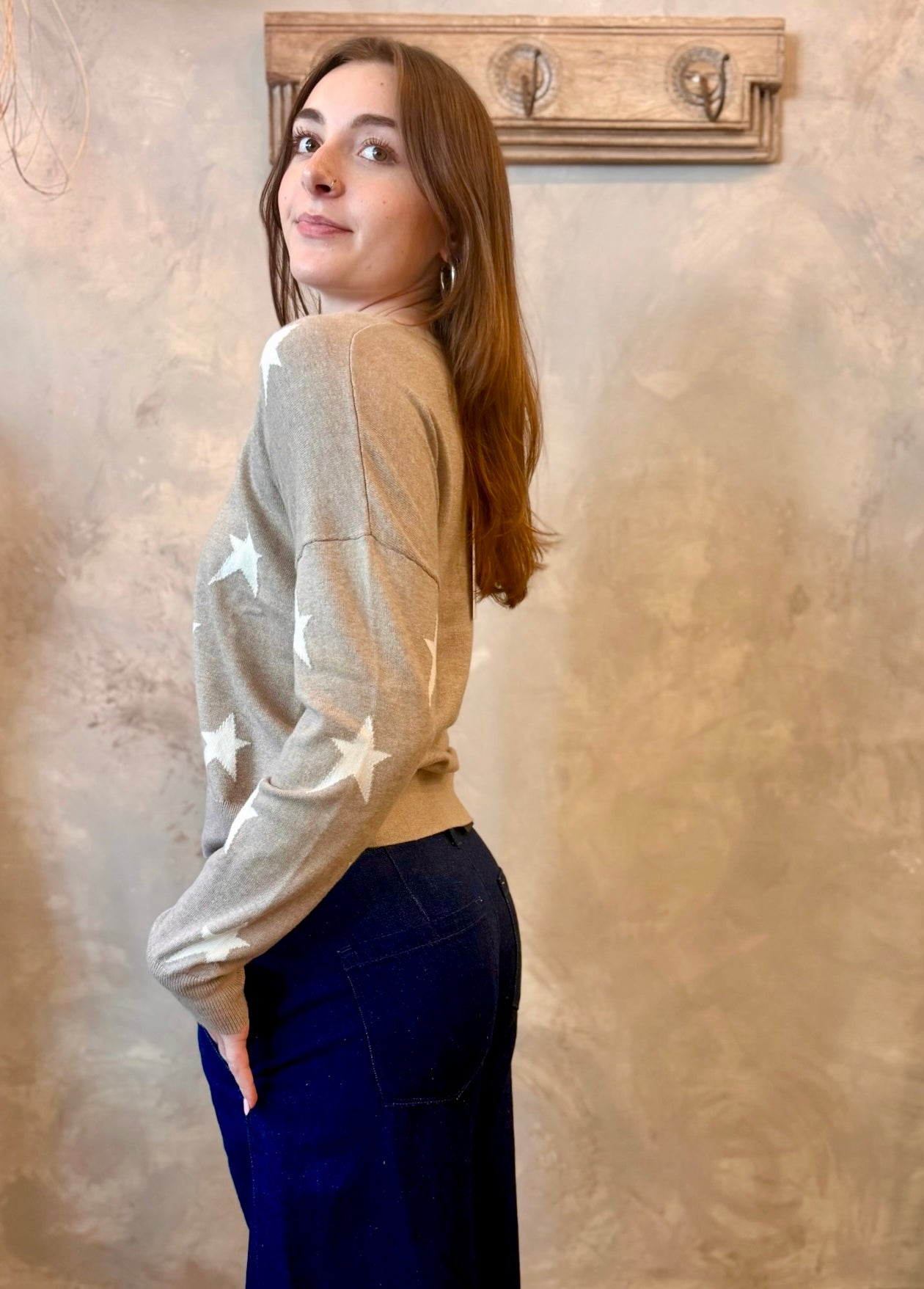 Star Sweater - Mocha