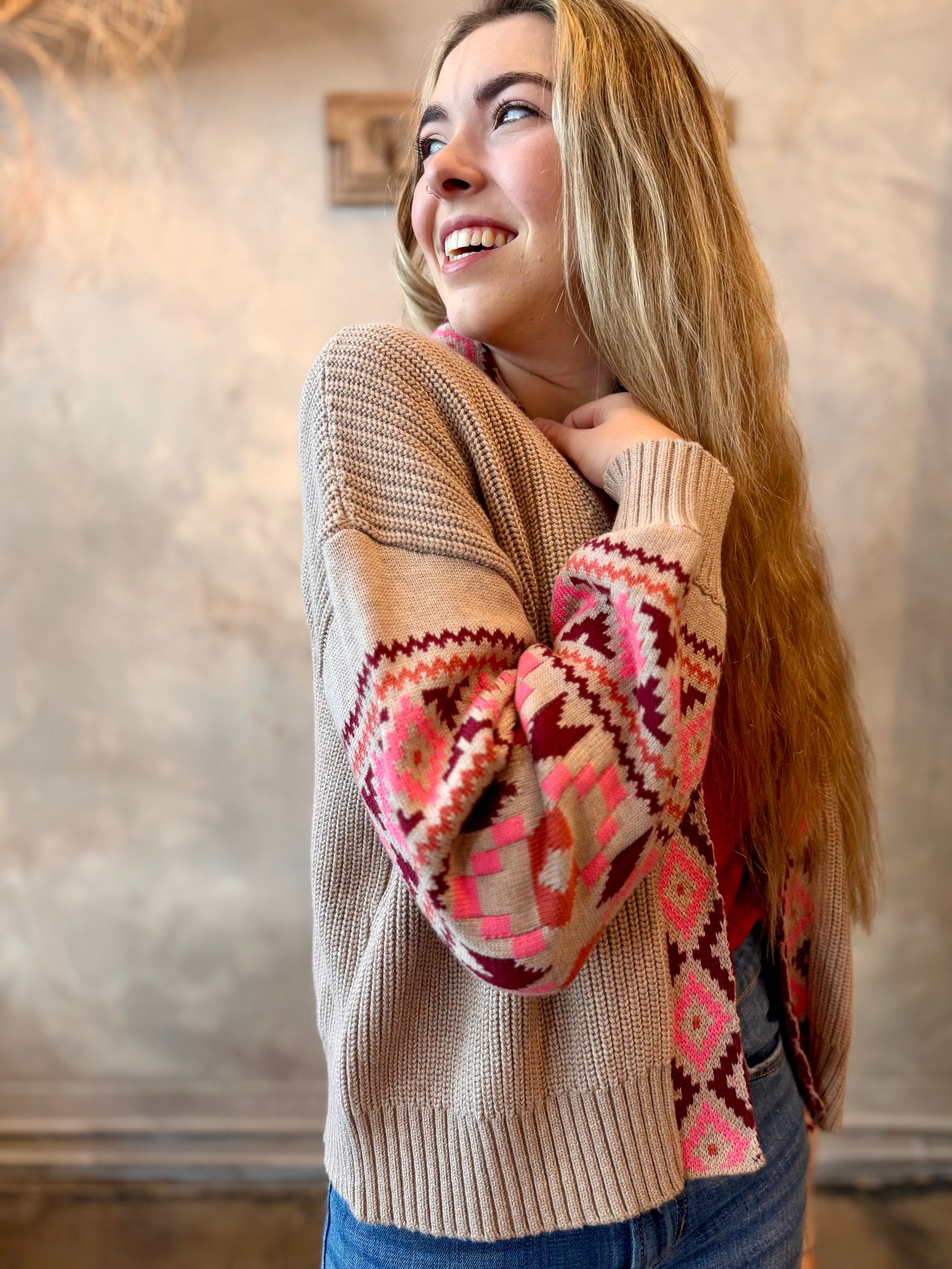 Thea Aztec Edge Cardi