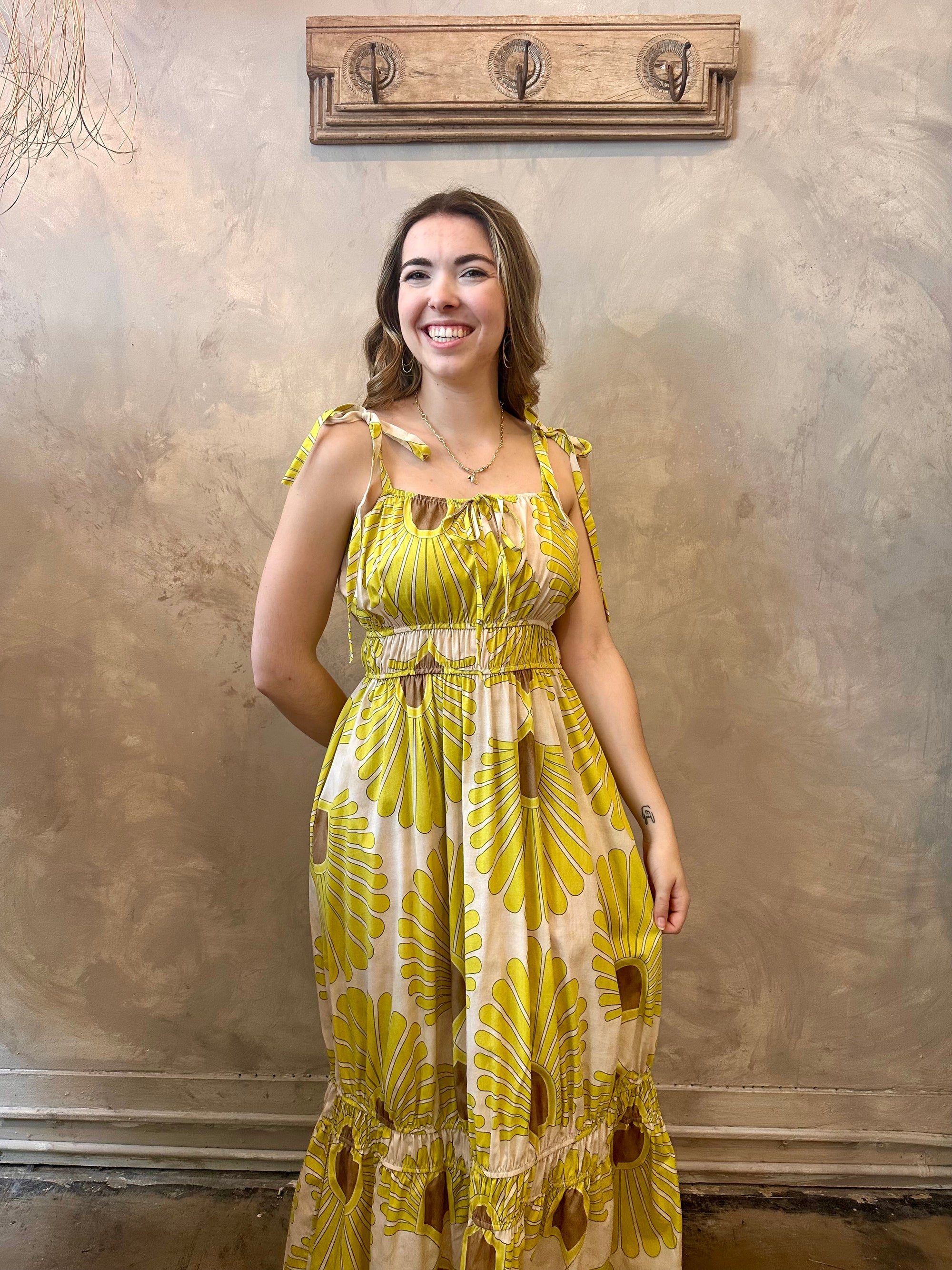 Fiorella Dress - Pistachio