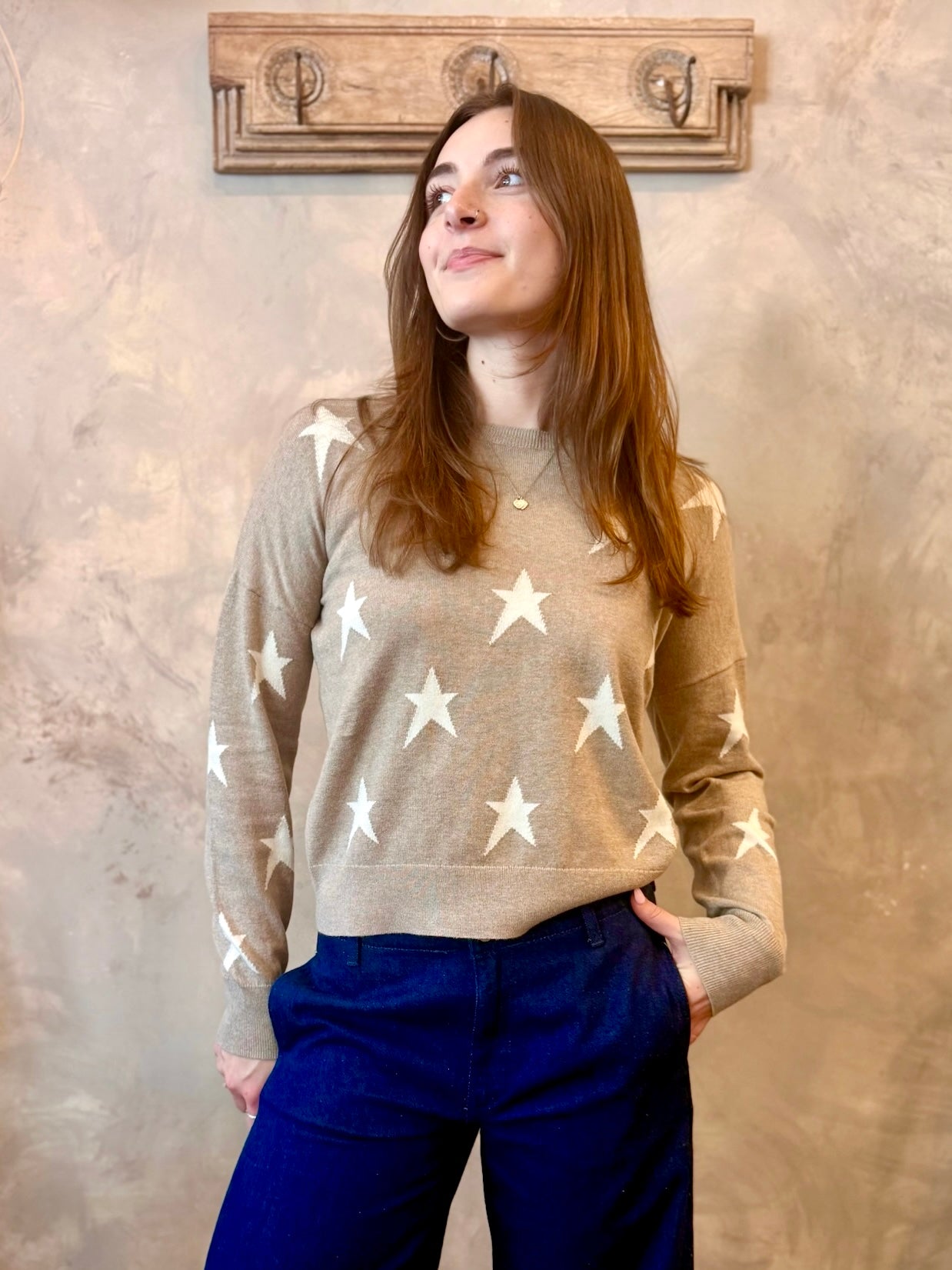 Star Sweater - Mocha