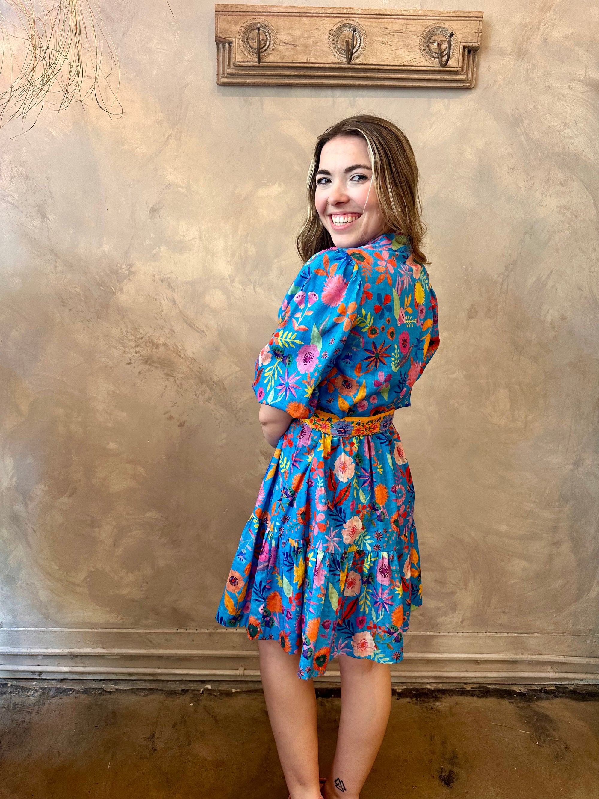 Hazel Dress - Blue