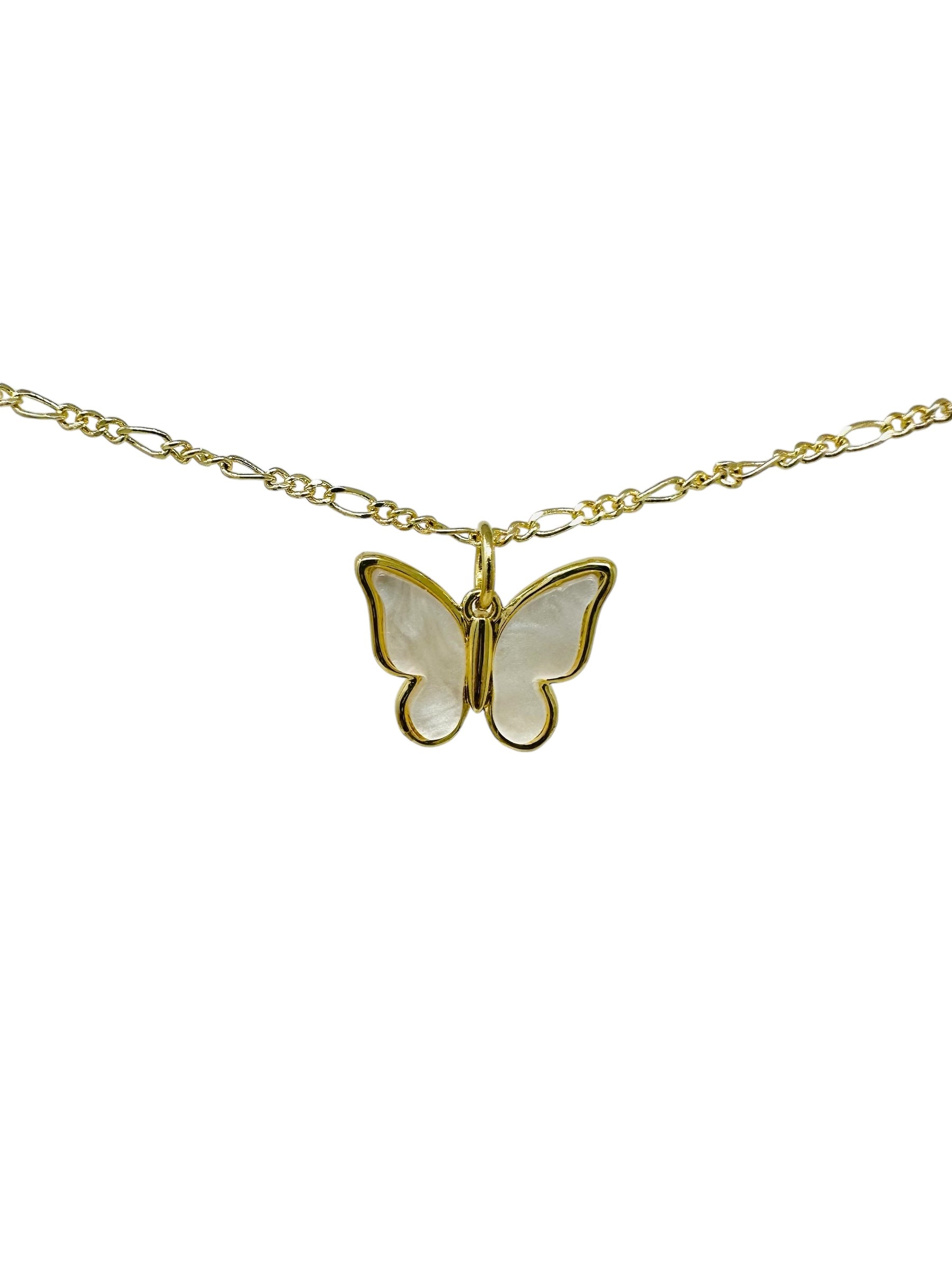 TCP Butterfly Mother of Pearl Charm