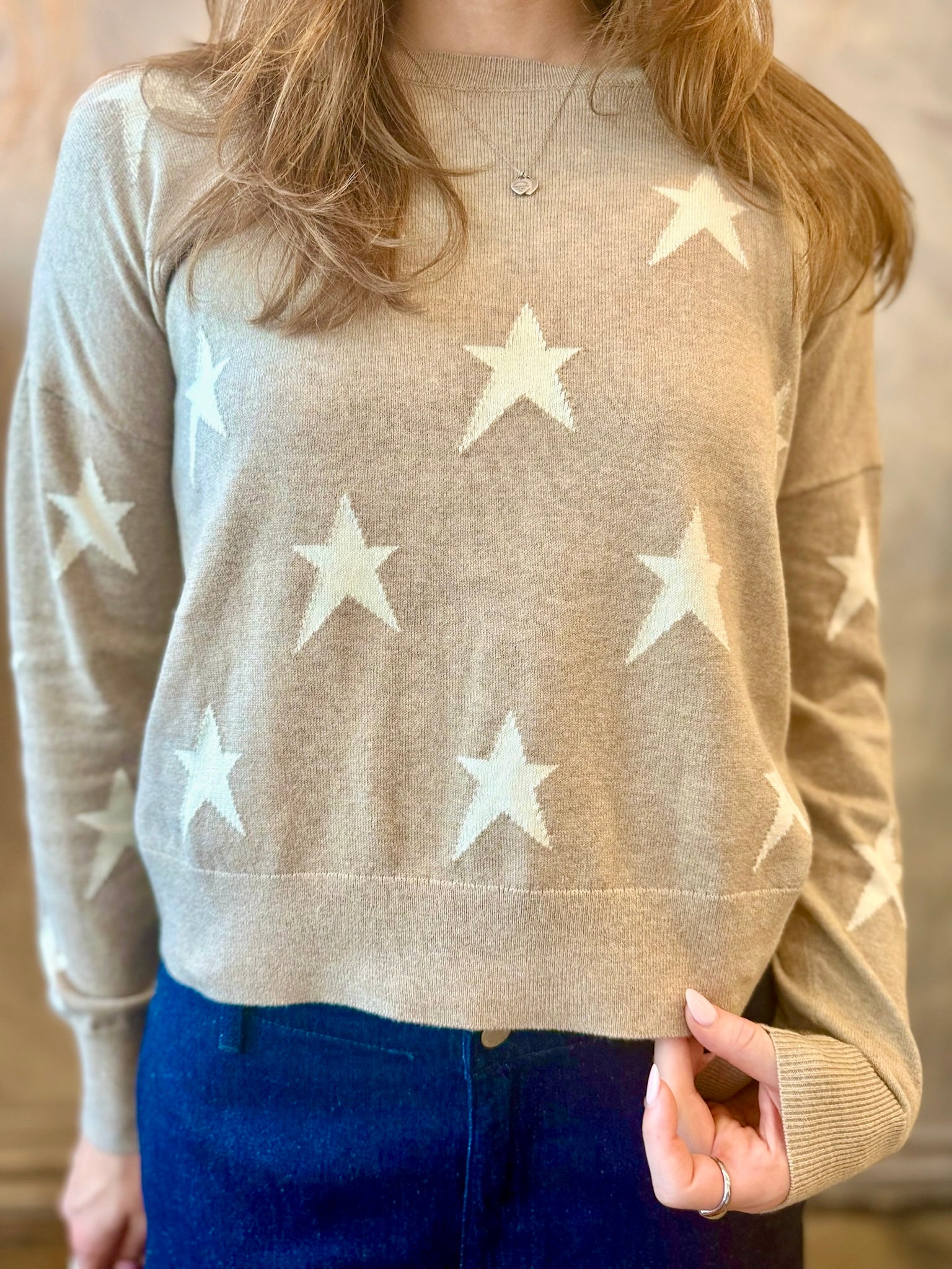 Star Sweater - Mocha