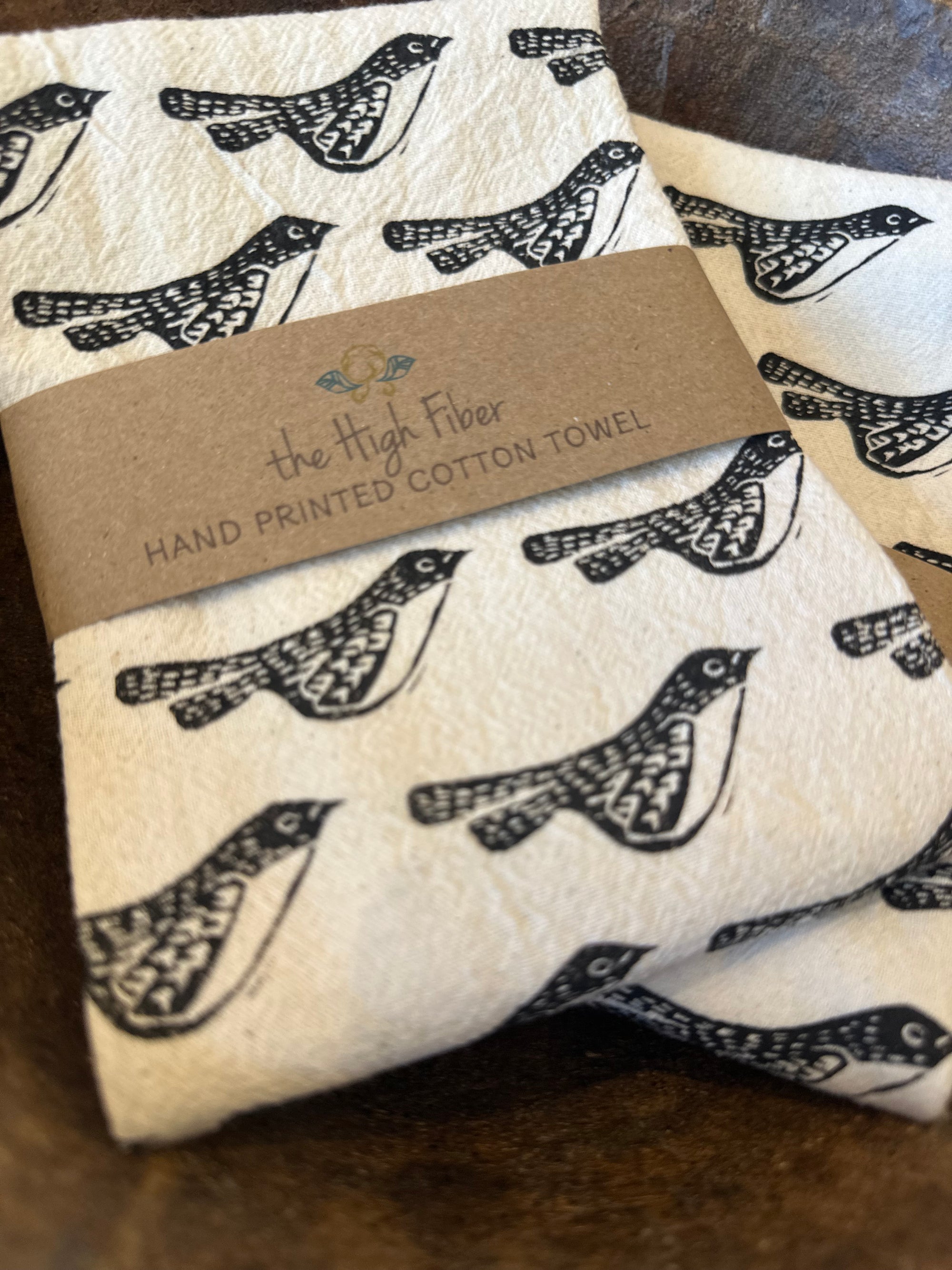 Tea Towel - Black Birds