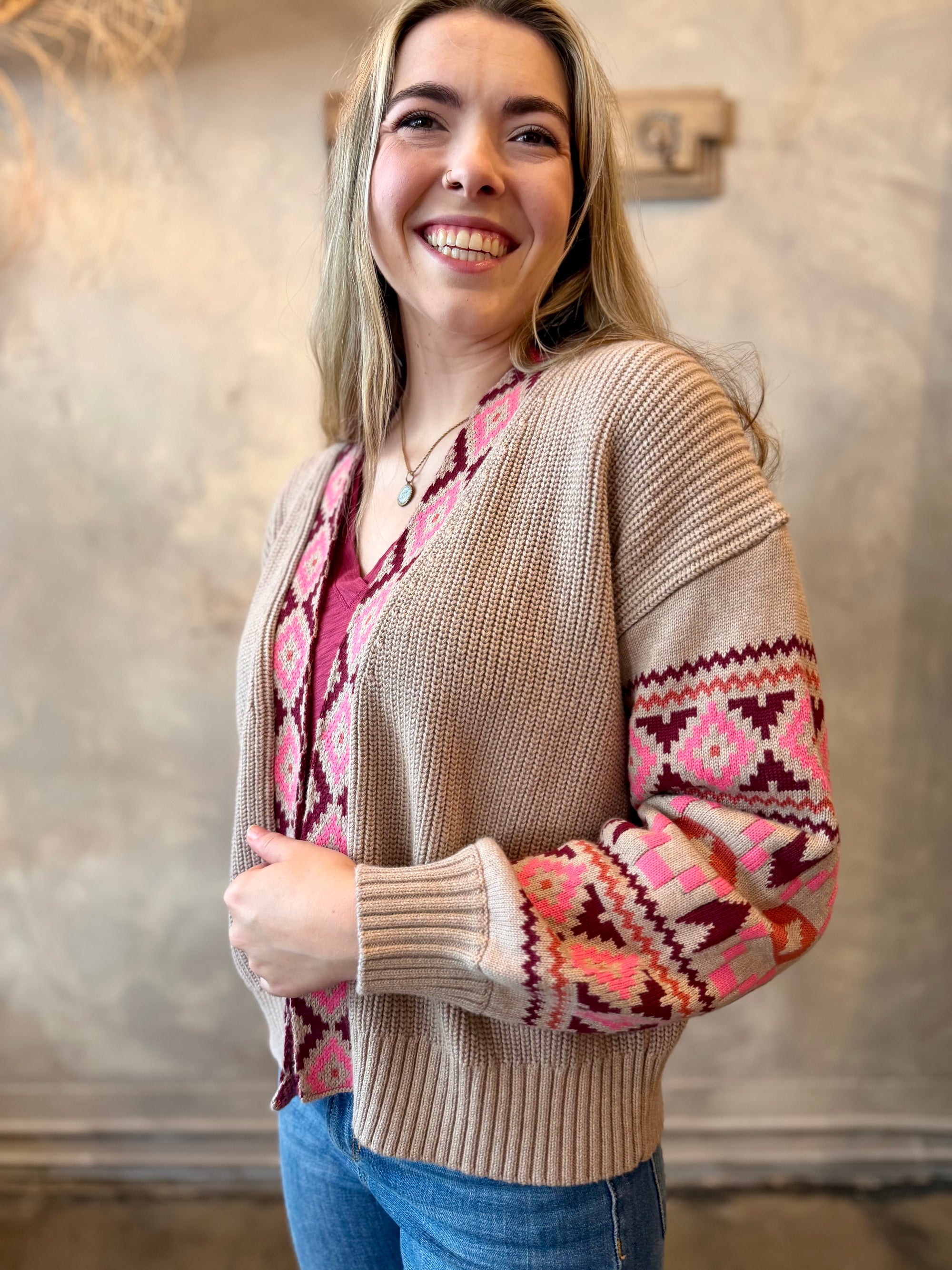 Thea Aztec Edge Cardi