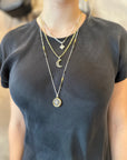 28" Lume Chain - Pyrite