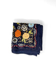 Embroidered Bandana - Mood Indigo