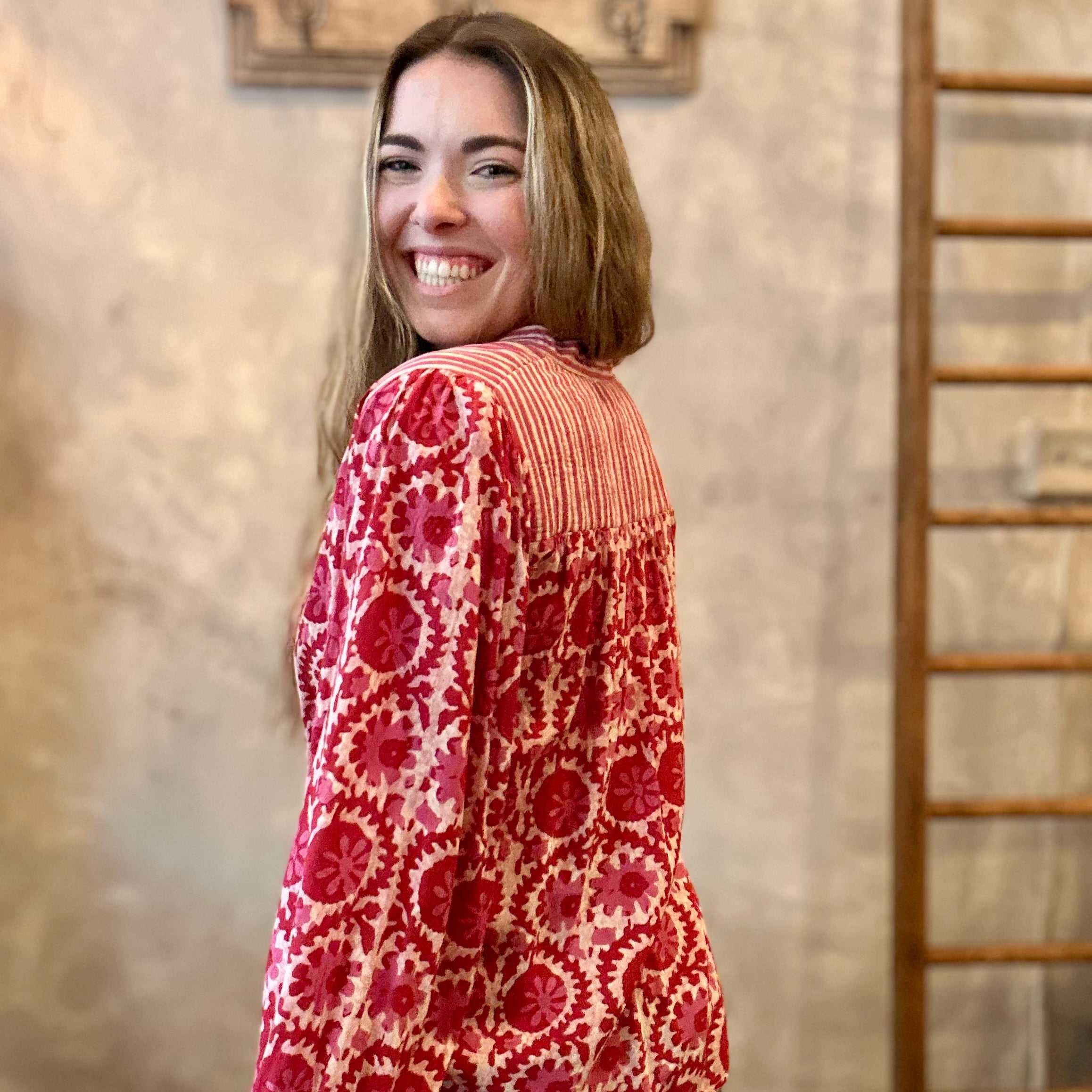 トップス Soor Ploom Ramona Blouse - Khadi Soor Ploom Ramona Blouse - Twig & Vine on Old Gold – Casp