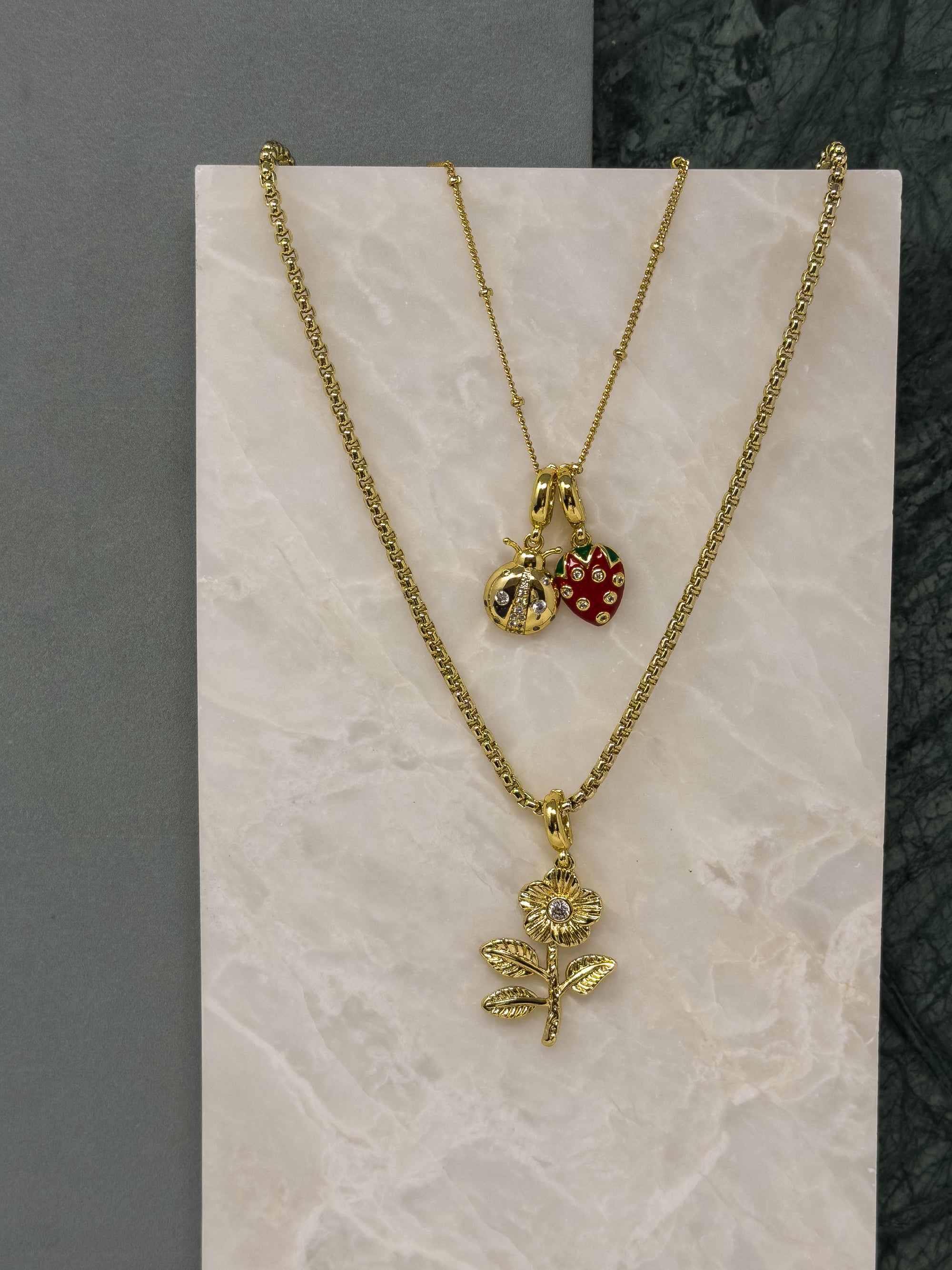 Figgy Flower Stem Charm
