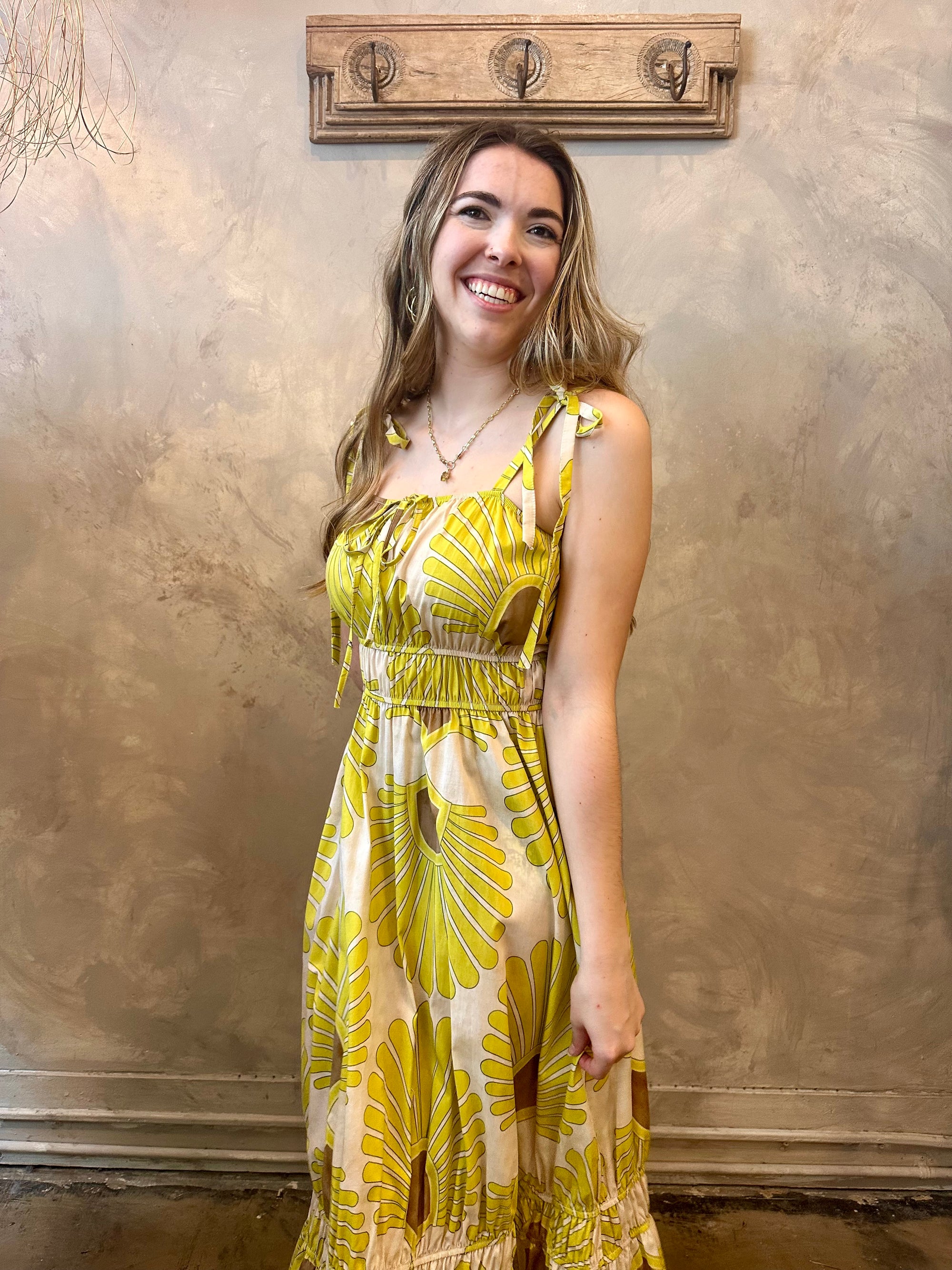 Fiorella Dress - Pistachio