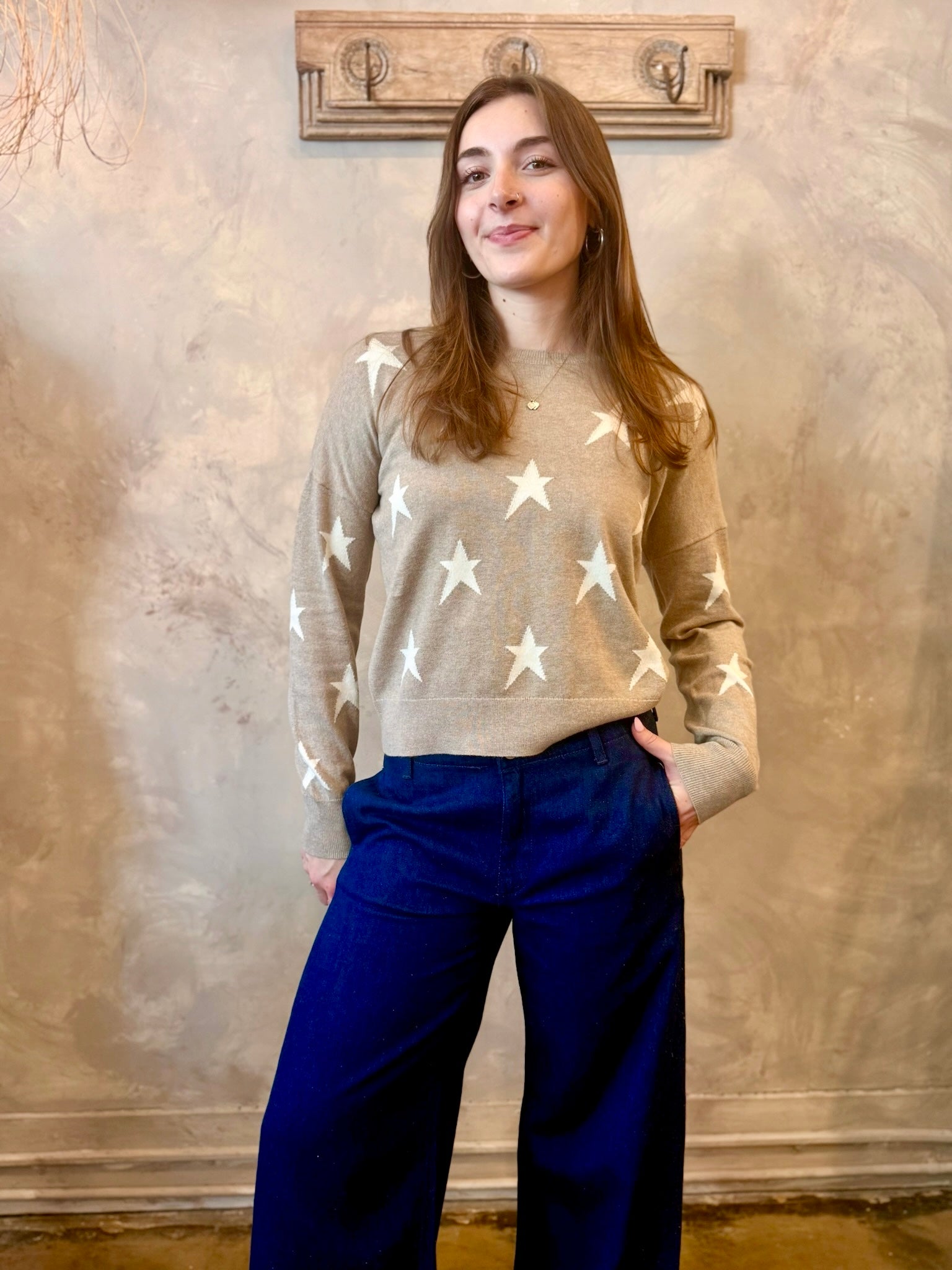 Star Sweater - Mocha