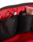 Kusshi Signature Makeup Bag - Black & Red