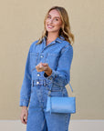 Darcy Crossbody - Faded Denim