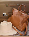 Sheila Large Satchel - Harvest Wheat