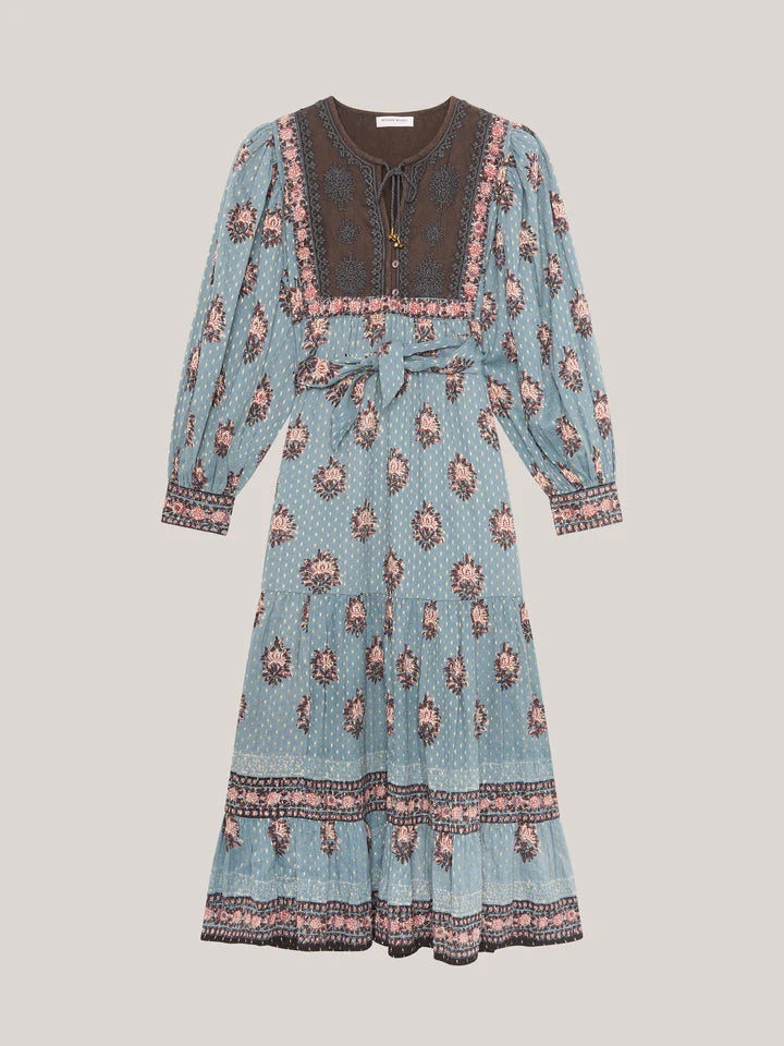 Allegra Dress - Cerulean Mist