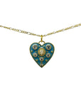 TCP Teal Heart Charm