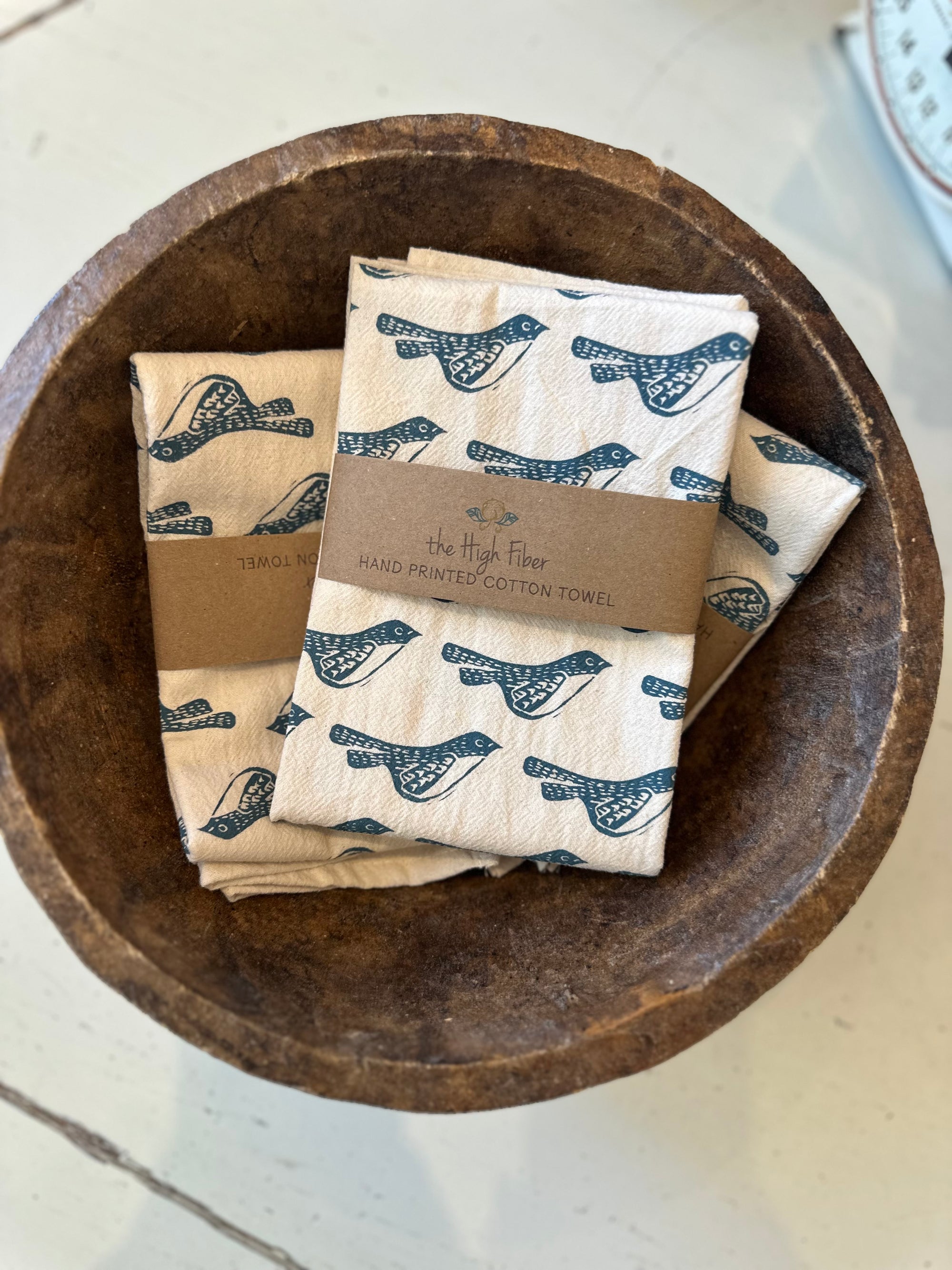 Tea Towel - Blue Birds