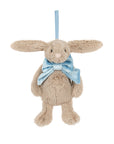 Bashful Beige Bunny Ornament