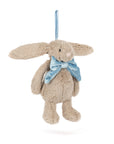 Bashful Beige Bunny Ornament